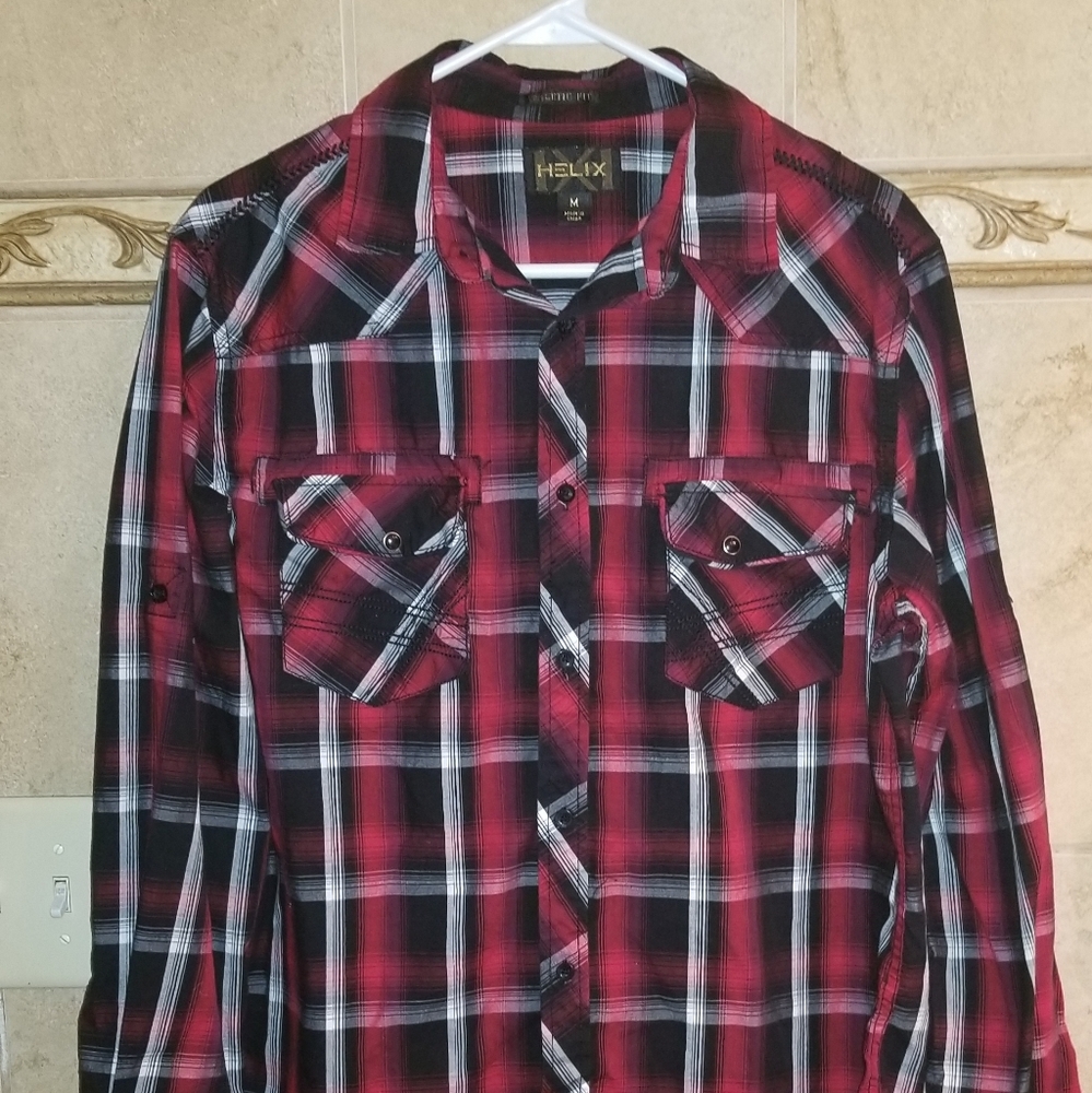 Helix plaid shirt